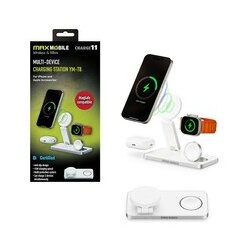 Max Mobile PUNJAČ BEŽIČNI YM-T8 PD MAGSAFE, SET 3U1 BIJELI 0299 Cene