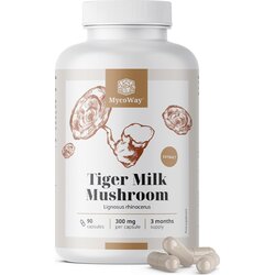 Tiger Milk Mushroom 300 mg - 90 kaps. Cene