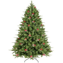 Lemon planet Novogodišnja jelka sa šišarkama i bobicama 150cm Cene