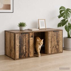 Namještaj za kavez za mačke Staro drvo 100 x 49 x 45 cm Cene