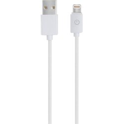 REAL POWER USB kabel USB 2.0 USB-A vtič\, Apple Lightning vtič 1.00 m bela 255649, (20417093) Cene