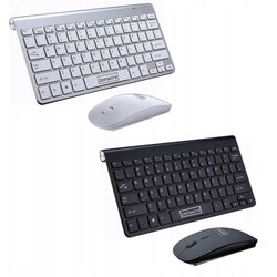 Zenwire OEM Mini Slim Kit brezžični komplet tipkovnica in miška 2,4 GHz z nano USB sprejemnikom za PC, prenosnik in Smart TV, (5000195849) Cene