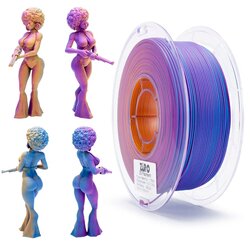 Ziro tri-color matte pla filament 1.75 mm - purple sunset Cene
