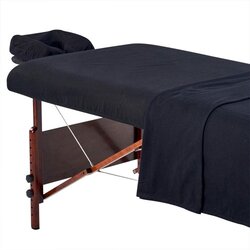Mastermassage Flanelski set prekrivač 3/1 100% Pamuk - Black Cene