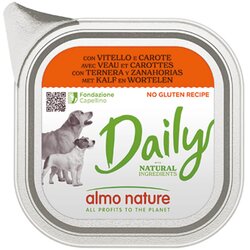Almo Nature Daily - teletina in korenje - 100 g 100 g Cene