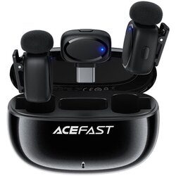 Acefast Bežični mikrofon R2 USB-C 2 komada - crni Cene