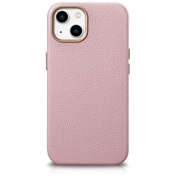 ICARER Magnetni usnjeni ovitek za iPhone 14 Plus z usnjeno torbico MagSafe Litchi Premium Leather Case roza, (21522073) Cene