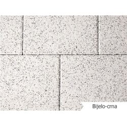 Bepro PRANA PLOČA 40x40x4cm bijelo-crna Cene