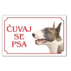 Iguana tabla čuvaj se psa - bul terijer Cene