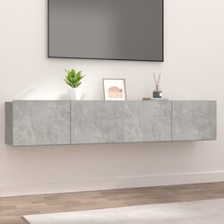vidaXL TV ormarići 2 kom Siva betona 80x30x30 cm konstruirano drvo Cijene