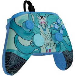 Turtle Beach xbox wired controller rematch advanced blue kitsune everglow Cene