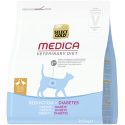 Select Gold Cat Medica Obesity & Diabetes perutnina 2,5 kg Cene