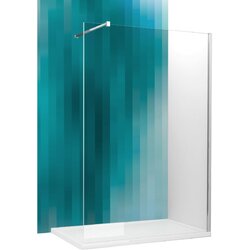 ROTH tuš stena walk eco (90 x 200 cm, srebrni stenski profil, steklo: 6 mm, prozorno) Cene