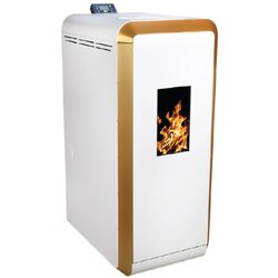 Terma Vesta Beli 15 kW Kamin na pelete za centralno Cene