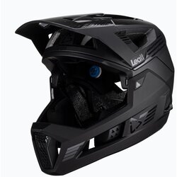 Leatt MTB Enduro 4.0 V23 bicycle helmet with removable chin bar, size L, black Cene