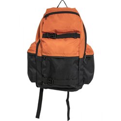 Urban Classics Backpack Colourblocking vibrantorange/black Cene