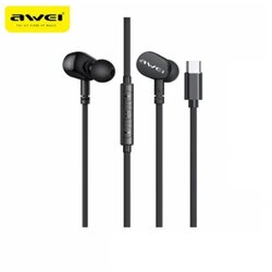 Awei slušalice TC-7 bubice usb-c w/microphone crne Cene