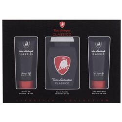 Lamborghini Classico Set toaletna voda 125 ml + gel za prhanje 100 ml + balzam po britju 100 ml za moške Cene