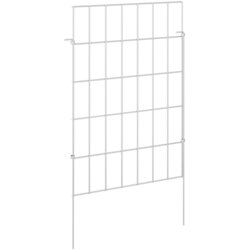 vidaXL Ograja za vrt z žeblji 12 pcs 35 x 50 cm Mesh Pocinkano jeklo, (5000301383) Cene