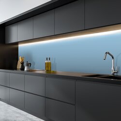 Ambiance Stenska nalepka 200x60 cm Sky Blue - Ambiance Cene