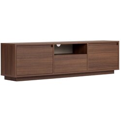 Kalune Design TV omarica v orehovem dekorju v temni naravni barvi 160x42x30 cm Sentinel – Cene