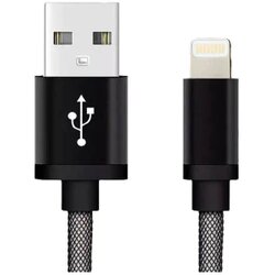 REEKIN 1x muški konektor USB 2.0 tipa A - 1x muški konektor Apple dock lightning] 1.00 m crna Cene