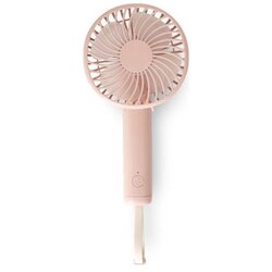 Punjivi džepni ventilator 5W/5V 1200 mAh, ružičasti Cene