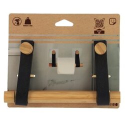 Tendance držač toalet papira samolepljivi 11,5X20X2.5CM bambus crna 91043103 Cene