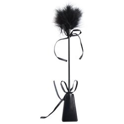 SuperLove Tickler & Riding Crop Black Cene