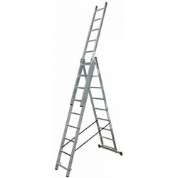 Krause-werk trodelna večnamenska aluminijasta lestev Corda 3x9 stopnic 033390 Cene