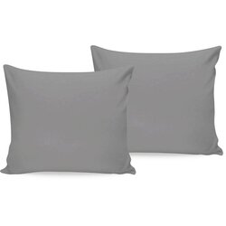 Dark grey grey pillowcase set (2 pieces) Cene