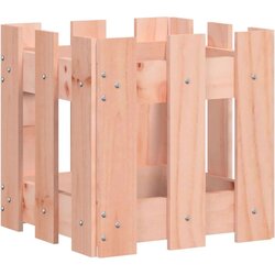 vidaXL Vrtno korito z ograjico 30x30x30 cm trden les douglas Cene