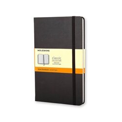 Moleskine Bilježnica A5, tvrde korice, crna - s crtama Cene