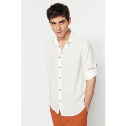 Trendyol shirt - white - regular fit Cene