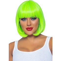 Leg Avenue Short Bob Wig 30cm Neon Green Cene