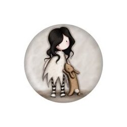 Gorjuss magnet 5,8×0,5cm okrugli i love you little rabbit 294GJ09 Cene