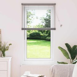 vidaXL Zavjesa za prozor sa zavjesama Srebrna 80 x 130 cm Aluminij Cijene