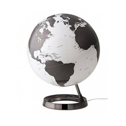 Tecnodidattica Globus Metal Charcoal, 30 cm, sa svjetlom, engleski Cene