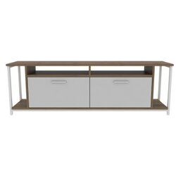 HANNAH HOME TV komoda Omar, 160x50,8x35 cm, Bijelo-Orah Cene