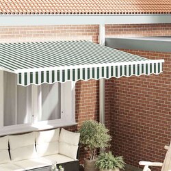  Zaslon tende Zelena in Bela 580 x 20 cm Platno, (5000207110) Cene