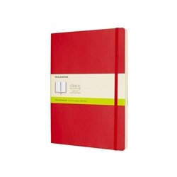Moleskine Bilježnica XL s mekanim koricama, crvena – bez crta Cene