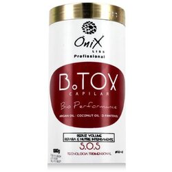 Onix Liss Profissional Botox Capilar Bio Performance maska za lase poškodovani lasje 1000 g unisex Cene