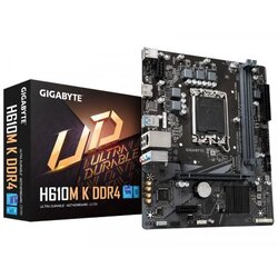Gigabyte H610M K DDR4/1.0/matična plošča/mikro ATX/LGA1700 vtičnica/H610 H610M K DDR4 Cene