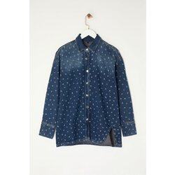 Trendyol Limited Edition Blue Stone Detailed Oversize Denim Jacket Cijene