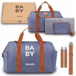 Lionelo torba za mame Ida, Blue Denim Cijene