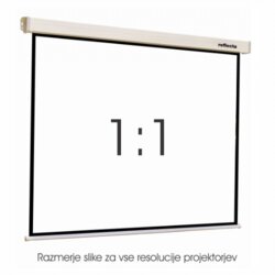 Reflecta Platno za projektore u roli 180x180 cm lux bijela Cene