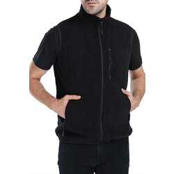 Dewberry 79233 Ghsy Multi-Pocket Fleece Mens Vest-BLACK Cene