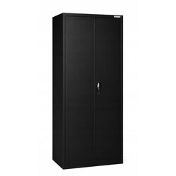 IRON MATE SATURN Metal Utility Cupboard 185x90x45 Black RAL9005 Cene