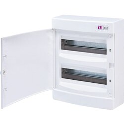 Eti Nadometna razdelilna omarica ECT24PO (24 modulov, IP40, bela) Cene