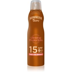 Hawaiian Tropic Glowing Protection Dry Oil Spray zaščitno pršilo za sončenje SPF 15 177 ml Cene